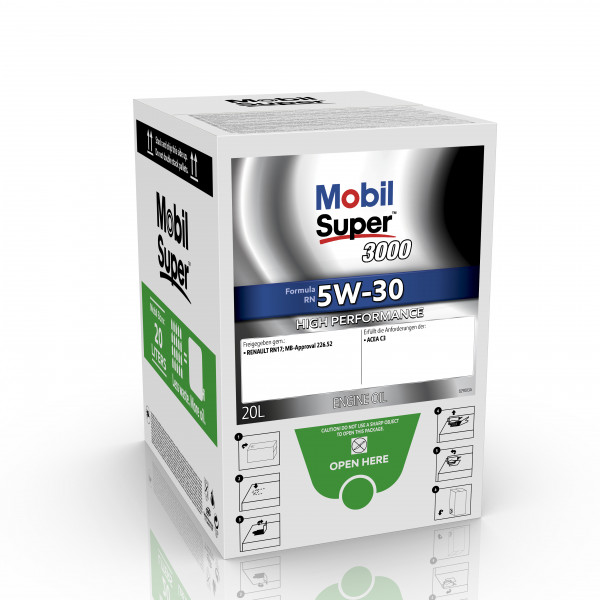 MOBIL SUPER 3000 FORM. RN 5W30 BOX