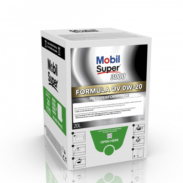 MOBIL SUPER 3000 FORM. OV 0W20 BOX